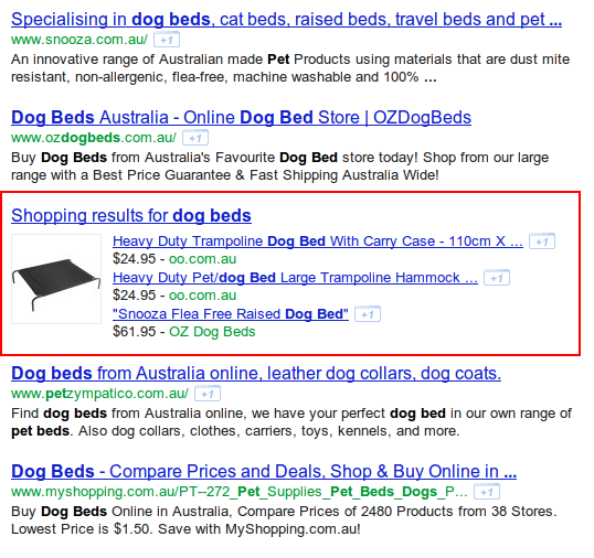Display your products in Google Searches via google shopping